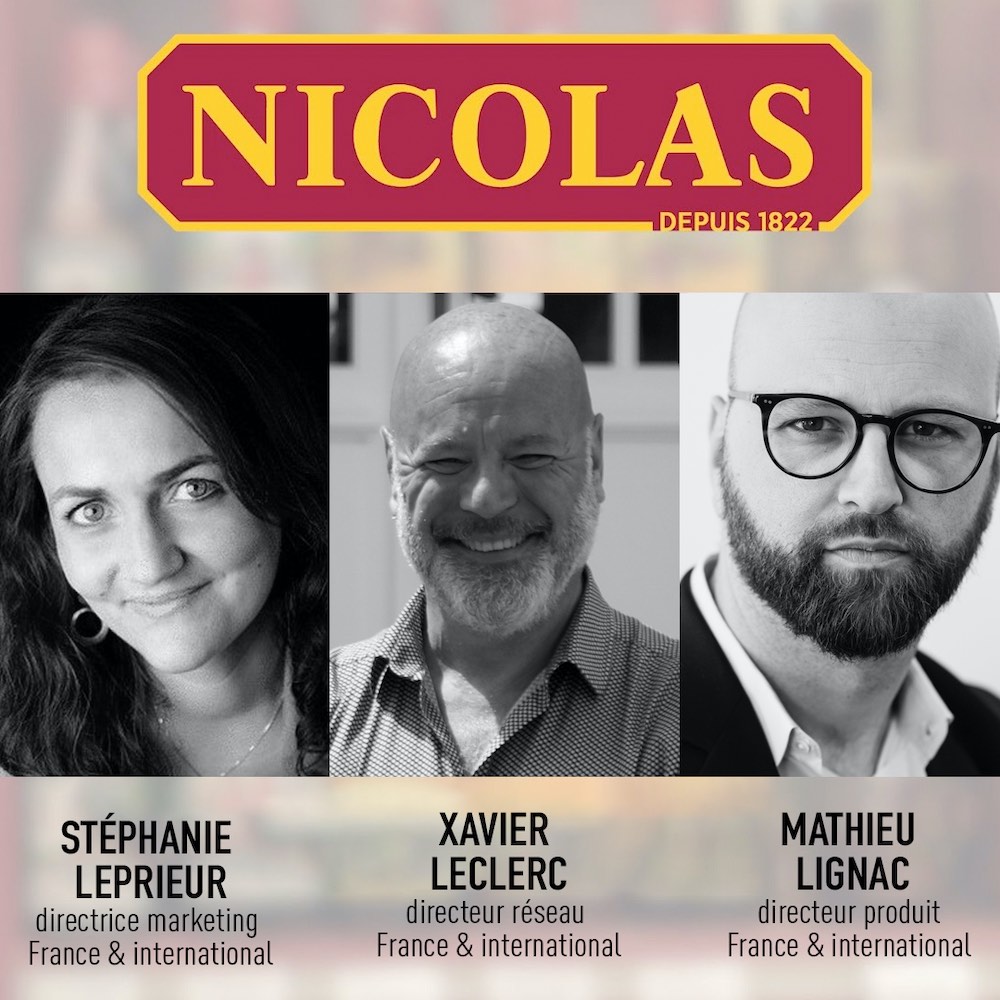 comité de direction de Nicolas : Stéphanie Leprieur, Xavier Leclerc, Mathieu Lignac